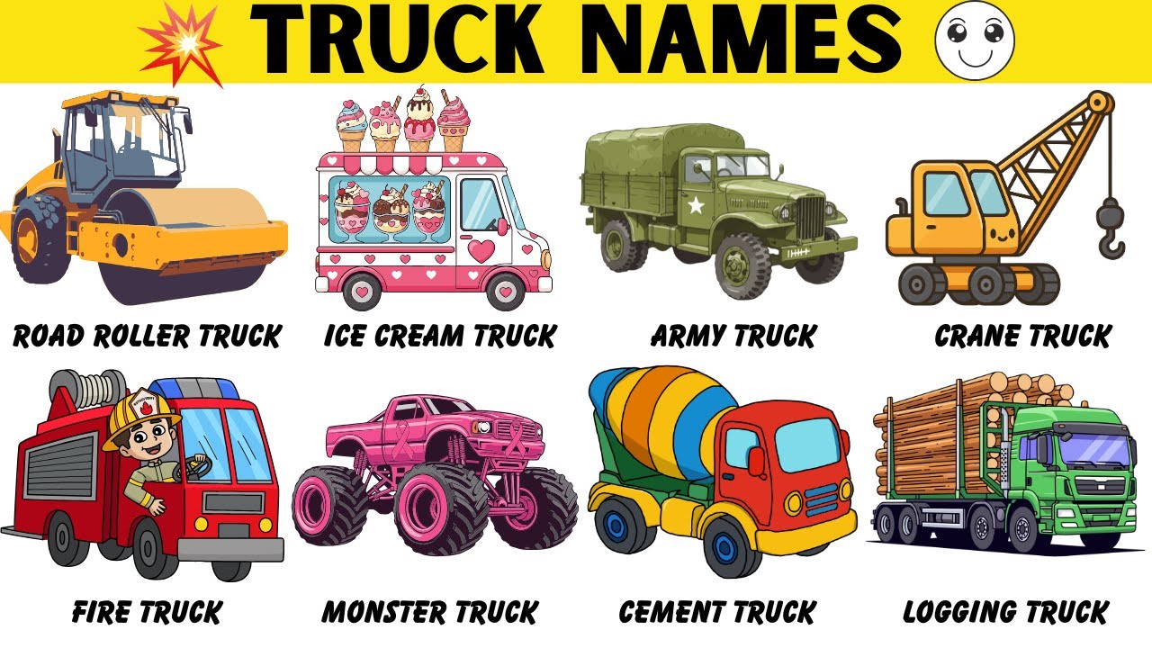 TRUCK NAMES / BIG TRUCKS! 🚚