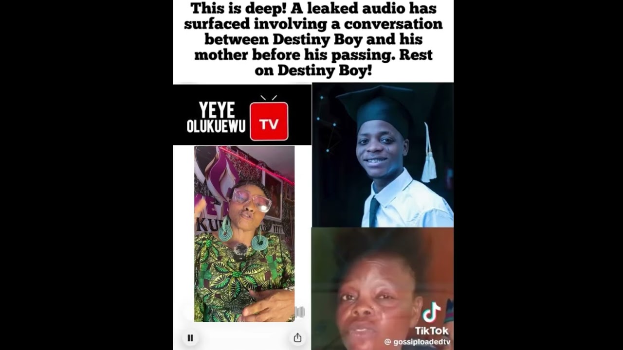 IYA DESTINY BOY FI EPE NLA RAN OMO RE LORUN AREMABO ( DESTINY BOY WAS C***SED BY HER MOTHER )