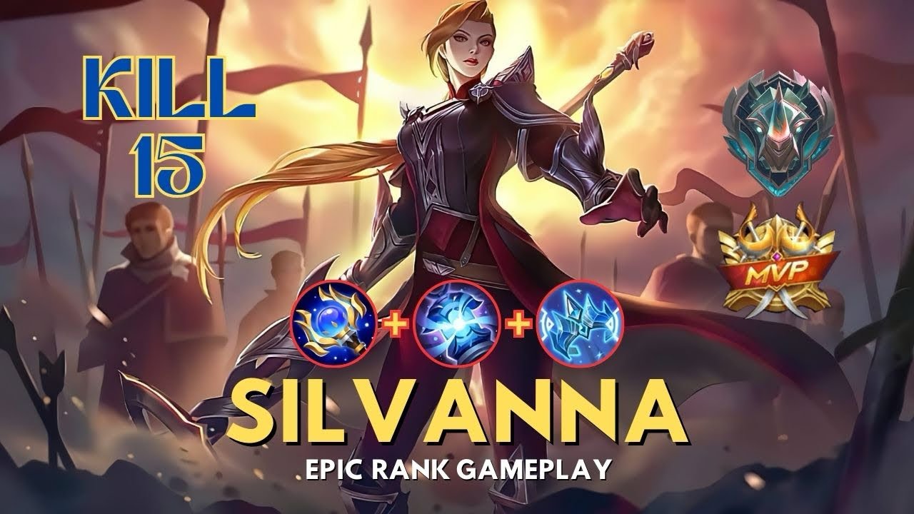 AKUN BARU! Solo Rank Epic - Silvanna Gendong Gendong Epic! MVP!