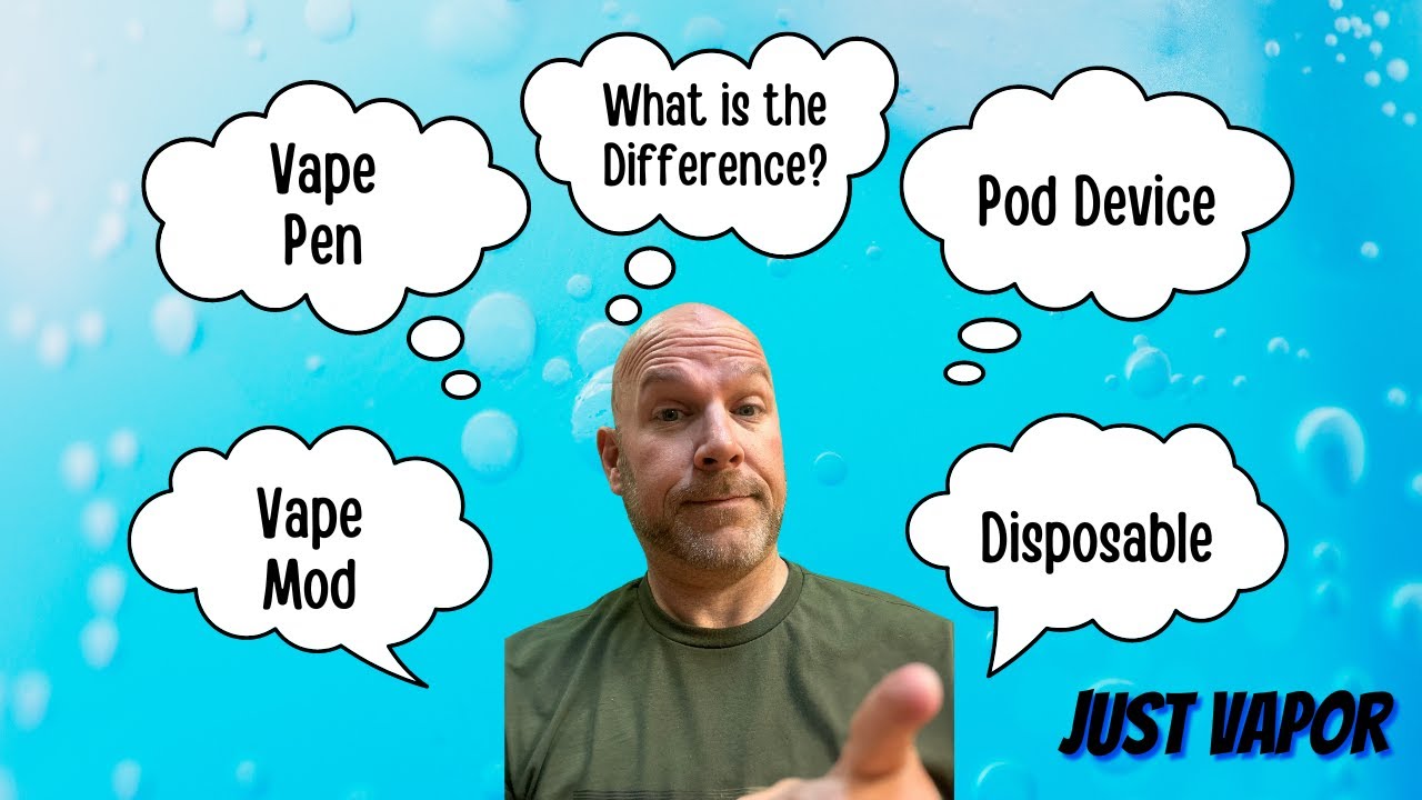 What is the difference between a vape mod, pod device and disposable?