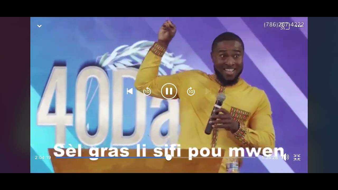 Gras li sifi li bon pou mwen Ammiel Rosilien live