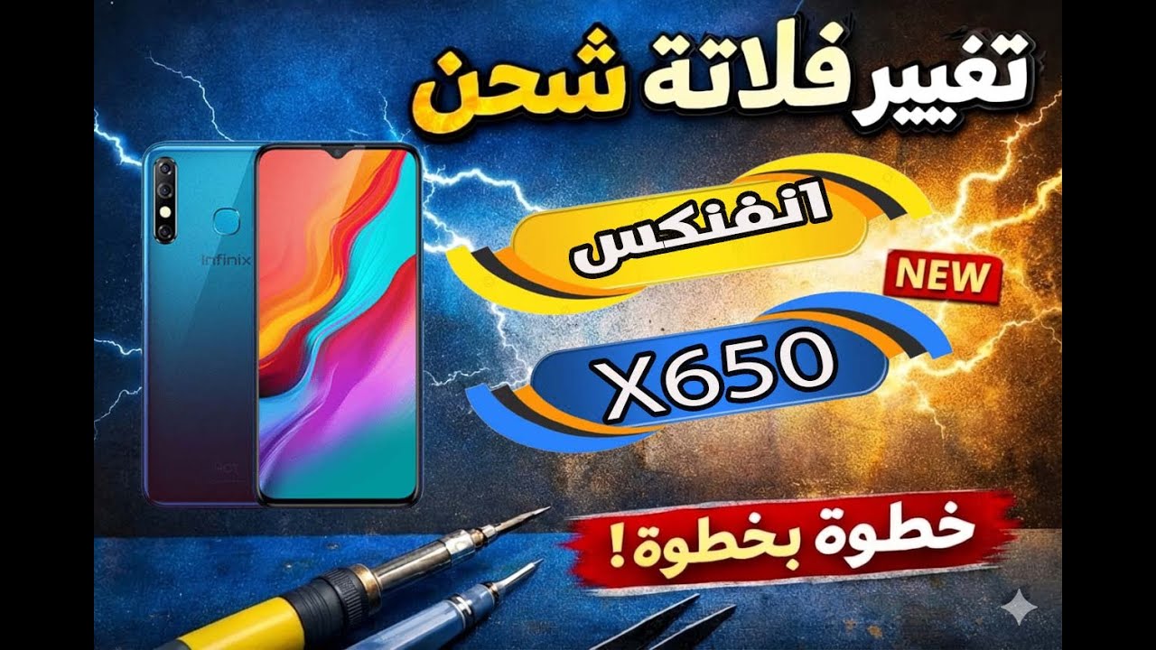 🔧 تغيير فلاتة شحن إنفنكس X650