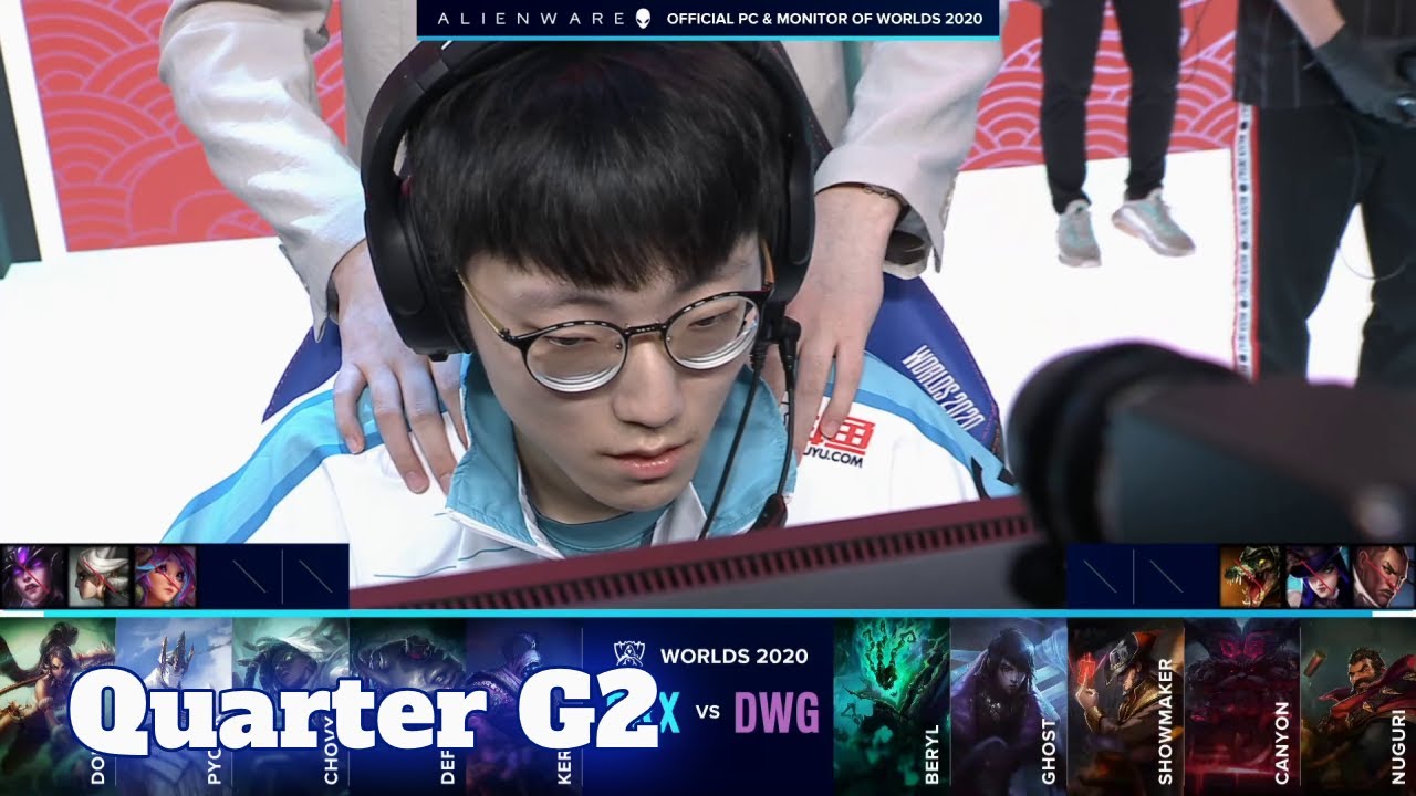 DWG vs DRX - Game 2 | Quarter Finals S10 LoL Worlds 2020 PlayOffs | DRX vs DAMWON Gaming G2 full