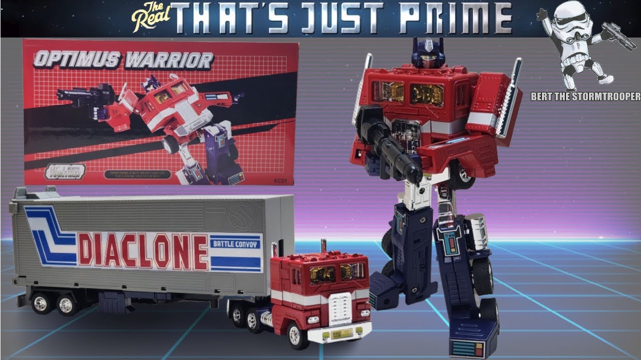 KC-01 OPTIMUS WARRIOR (KO Missing Link OPTIMUS PRIME) Review! 