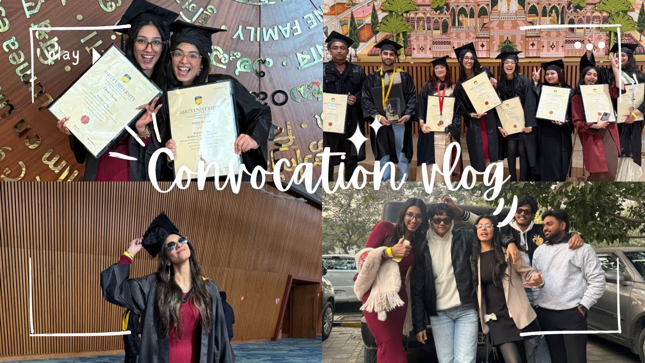 Amity convocation vlog 🎓