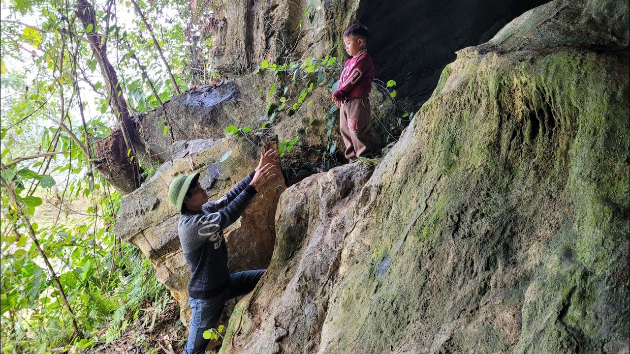 What will happen when an orphaned boy discovers a baby in a cave and helps him?