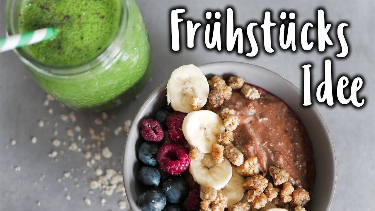 Gesunde Frühstücks-Idee | PUDDING OATS und GRÜNER SMOOTHIE