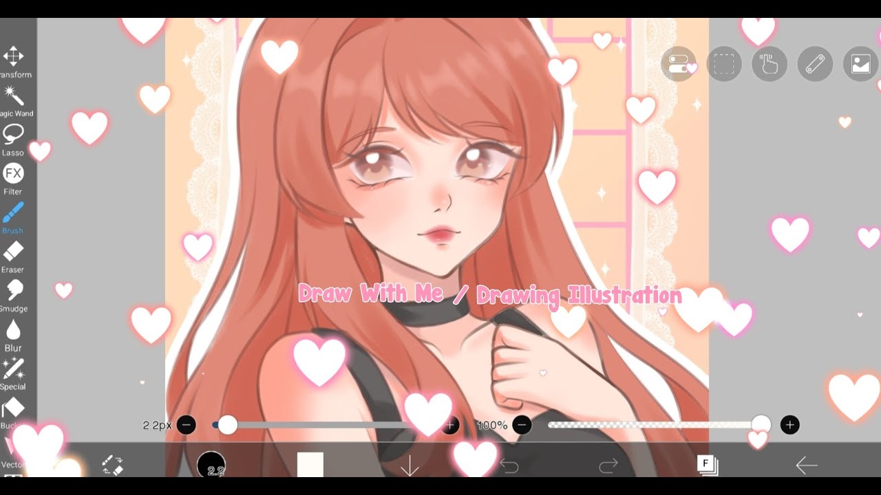 Draw With Me / Drawing Illustration #howtodraw #ibispaintx #drawingprocess