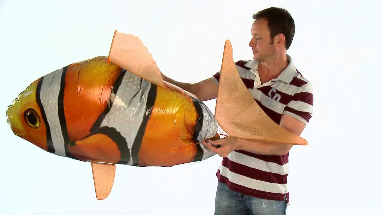Инструкция по сборке игрушки Air Swimmers eXtreme Clownfish - субтитры на английском, итальянском...