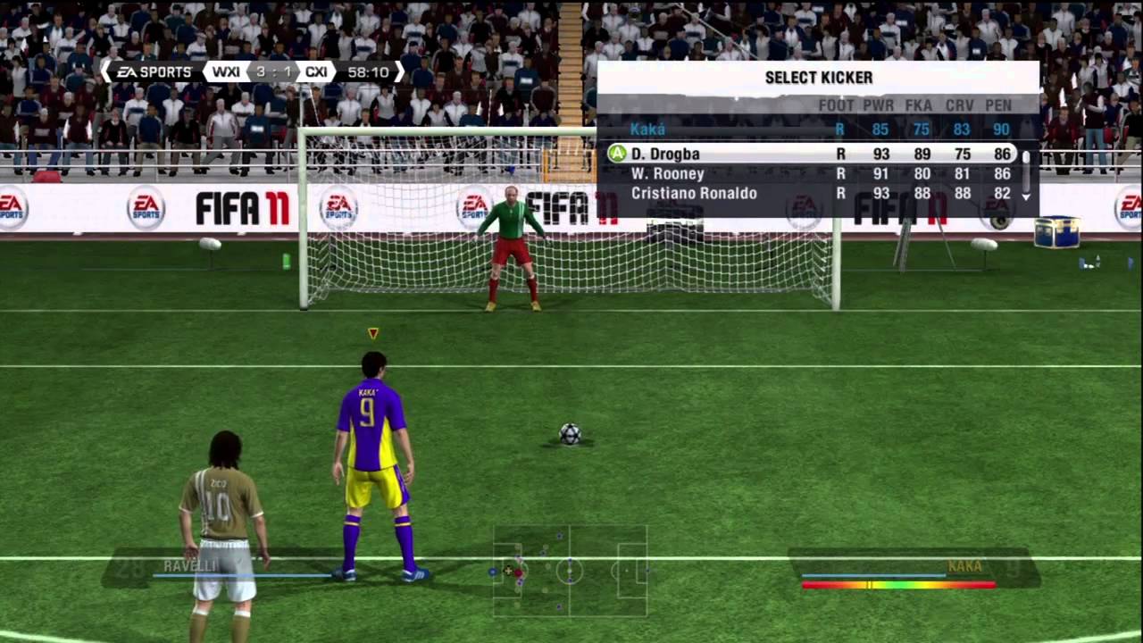 FIFA 11 | World XI VS Classic XI | Highlights.[HD]