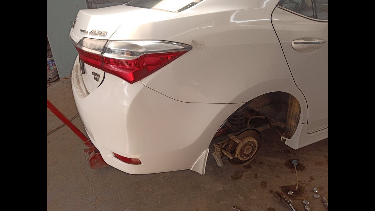 Changing Rear break Disk Pad |  Toyota | Corolla | Grande | The Ravi Motors