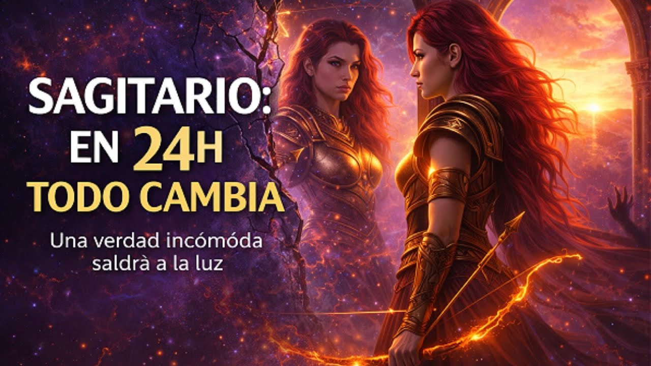 SAGITARIO ♐ EN 24H UNA VERDAD INCÓMODA SE REVELA 🌒 YA NO PUEDES IGNORAR LO QUE ESTÁ PASANDO