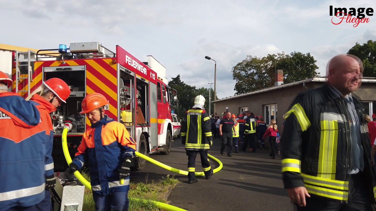 Großübung der Jugendfeuerwehren der Gemeinde Drei Gleichen