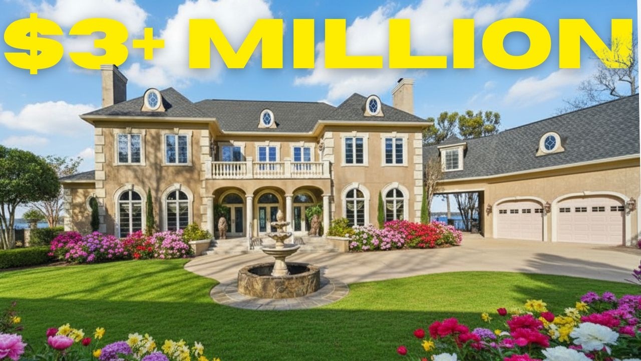 $3+ Million Dollar Lake Murray Home Tour Gilbert South Carolina