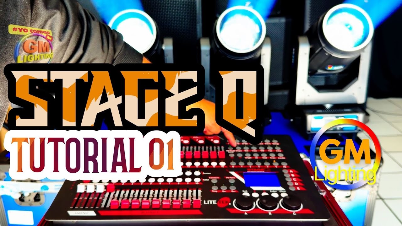 Aprende Stage Q desde cero – tutorial profesional de iluminación #GMLighting