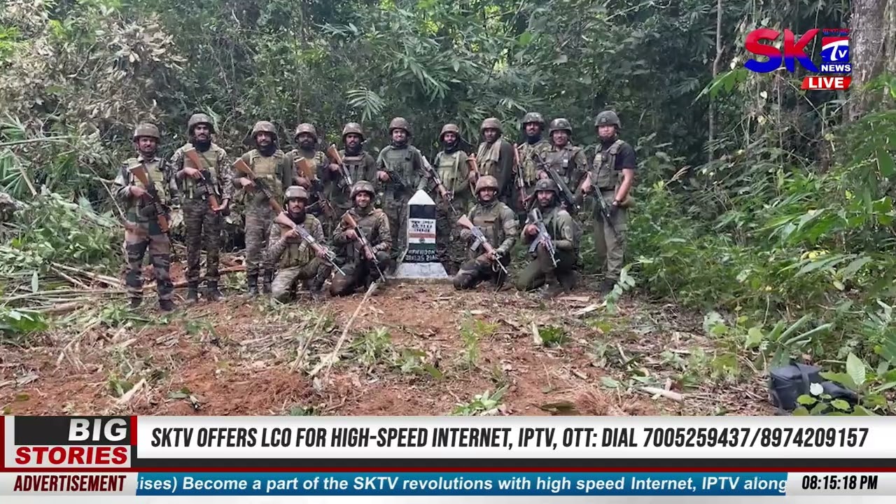 BORDER PILLAR 72 & 73 GI MARAKTA LEIBA MAFAM SINGDA SANITISATION & DEMINING OPERATION CHATTHAKHRE