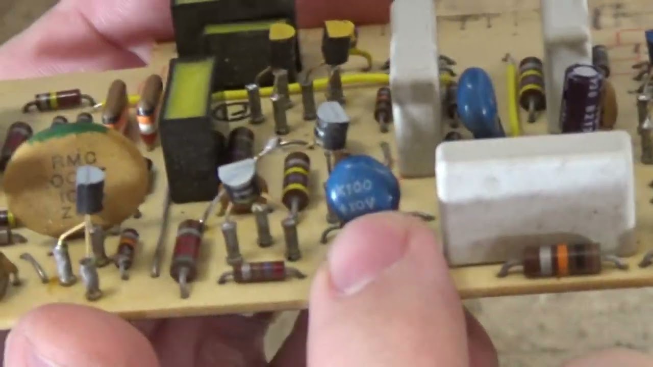 McIntosh MAC 1900 Stereo Receiver Repair Part 6 - Recapping the Preamp Board