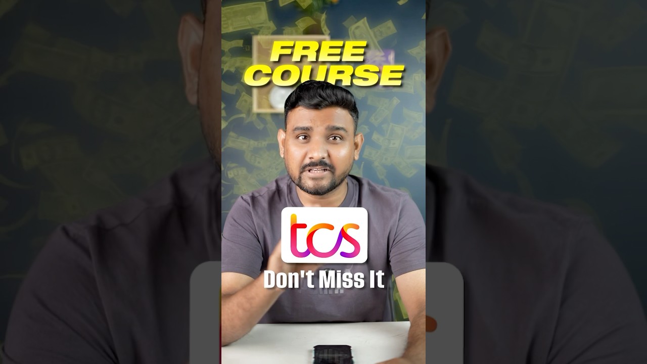 TCS Free Course 😍😍😍#tcs #freecourse #free #career #shorts