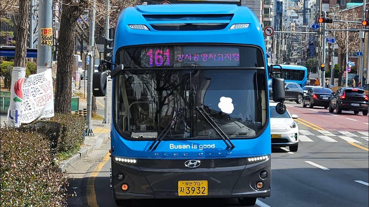 부산161번주행영상 [신남초등학교~코오롱.무지개아파트]구간
