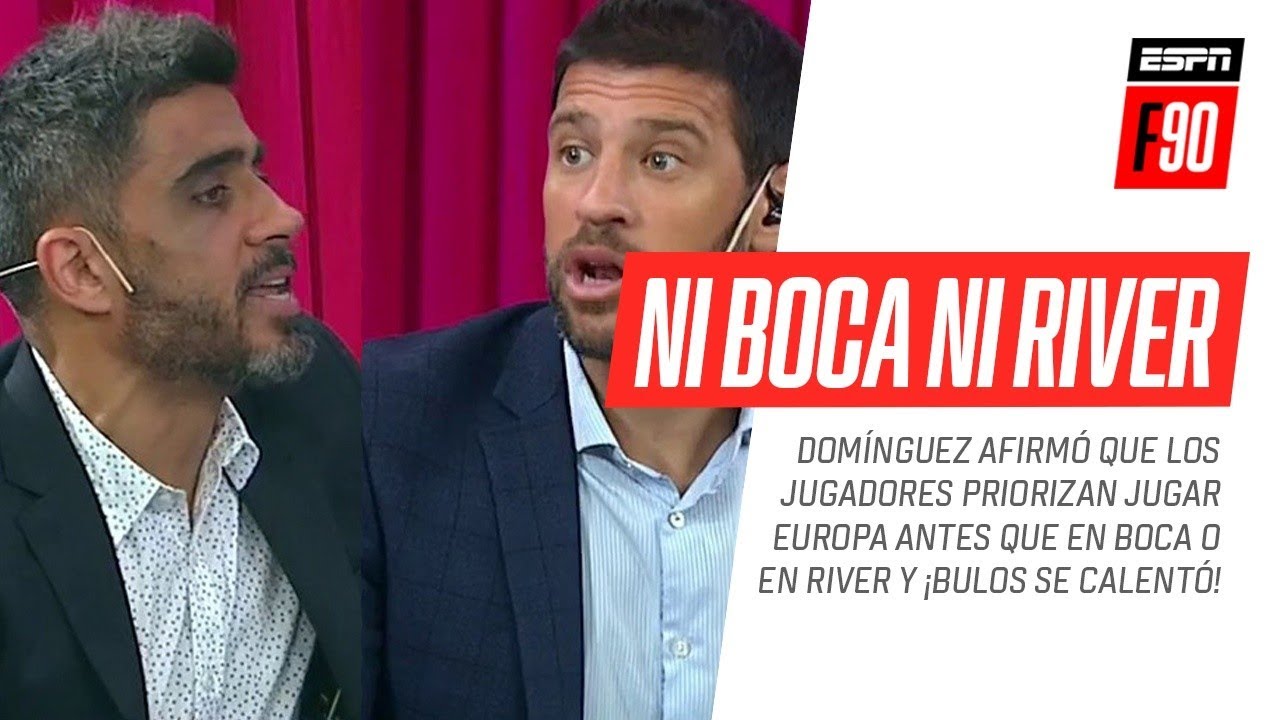 Seba #Dom&iacute;nguez afirm&oacute; que los jugadores prefieren Europa antes que #Boca y Fede #Bulos &iexcl;se calent&oacute;!