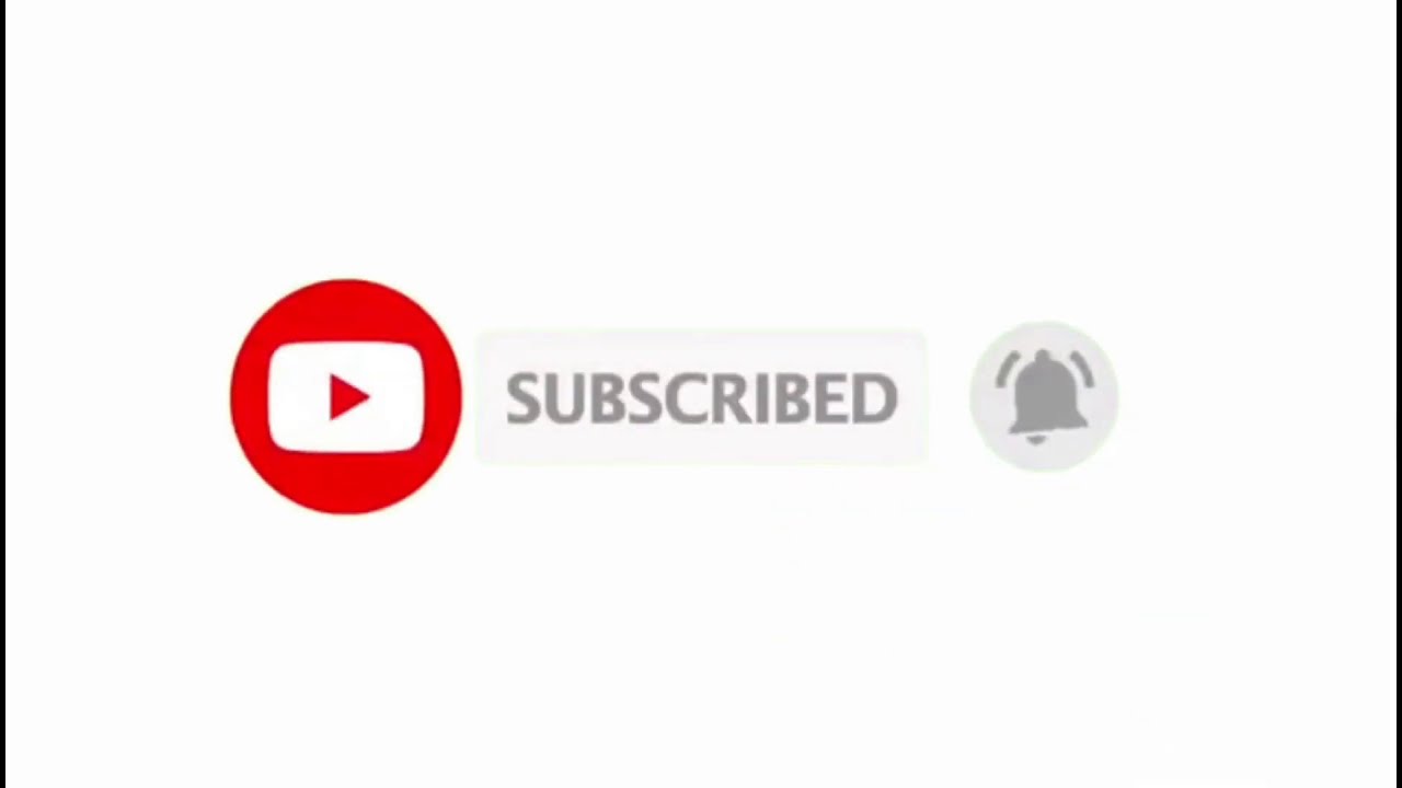 Subscribe Button intro with bell icon │ No Copyright │Youtube subscribe video with sound