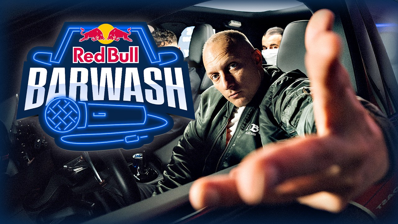 Olexesh Freestyle Challenge: Neuer Rap in nur einem Waschgang | Red Bull Barwash