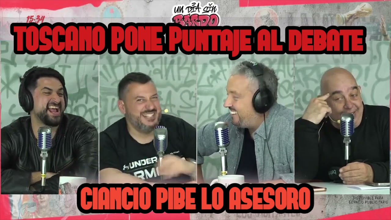 TOSCANO pone Puntaje al debate presidencial asesorado por Ciancio