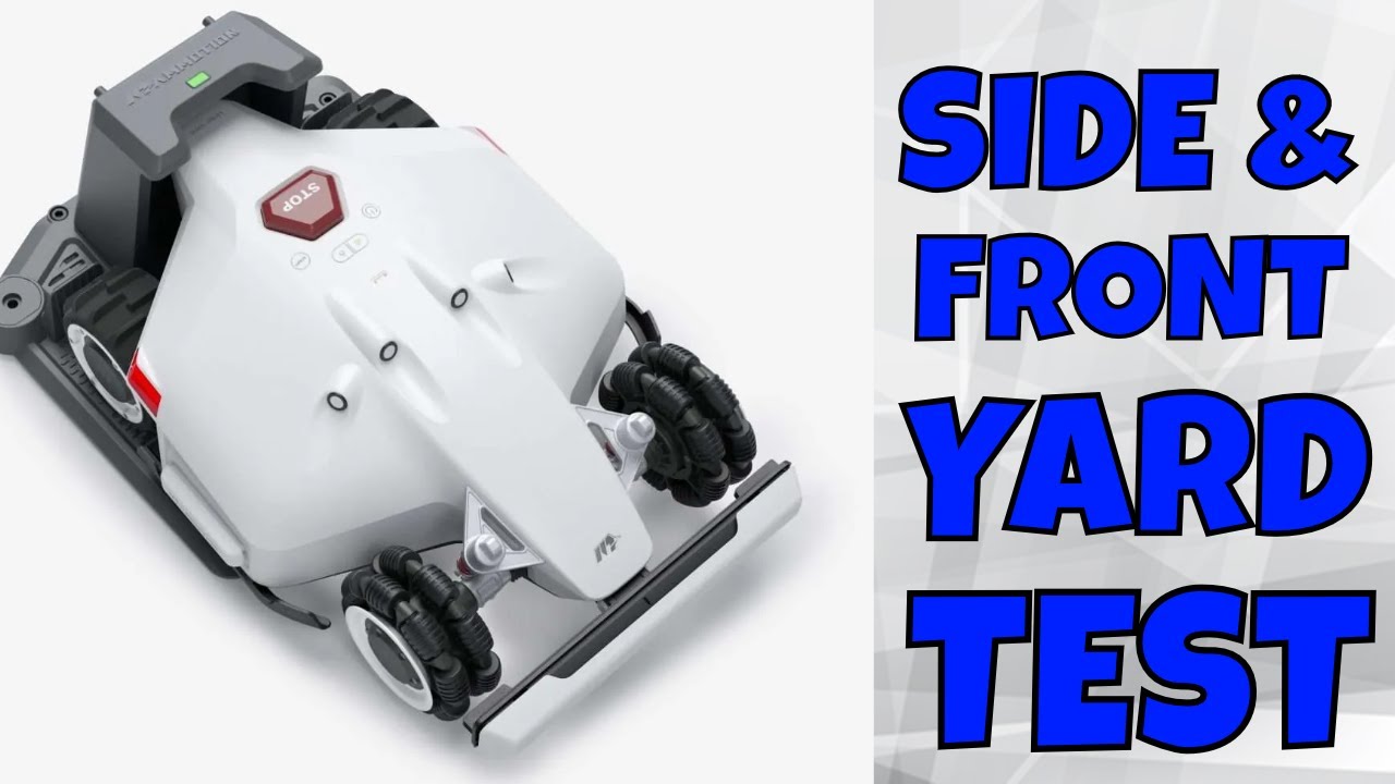 Luba 3000 Mapping + Cutting My Side & Front Yard w/ a Few Problems 5000 1000 Omni Robot Lawn Mower