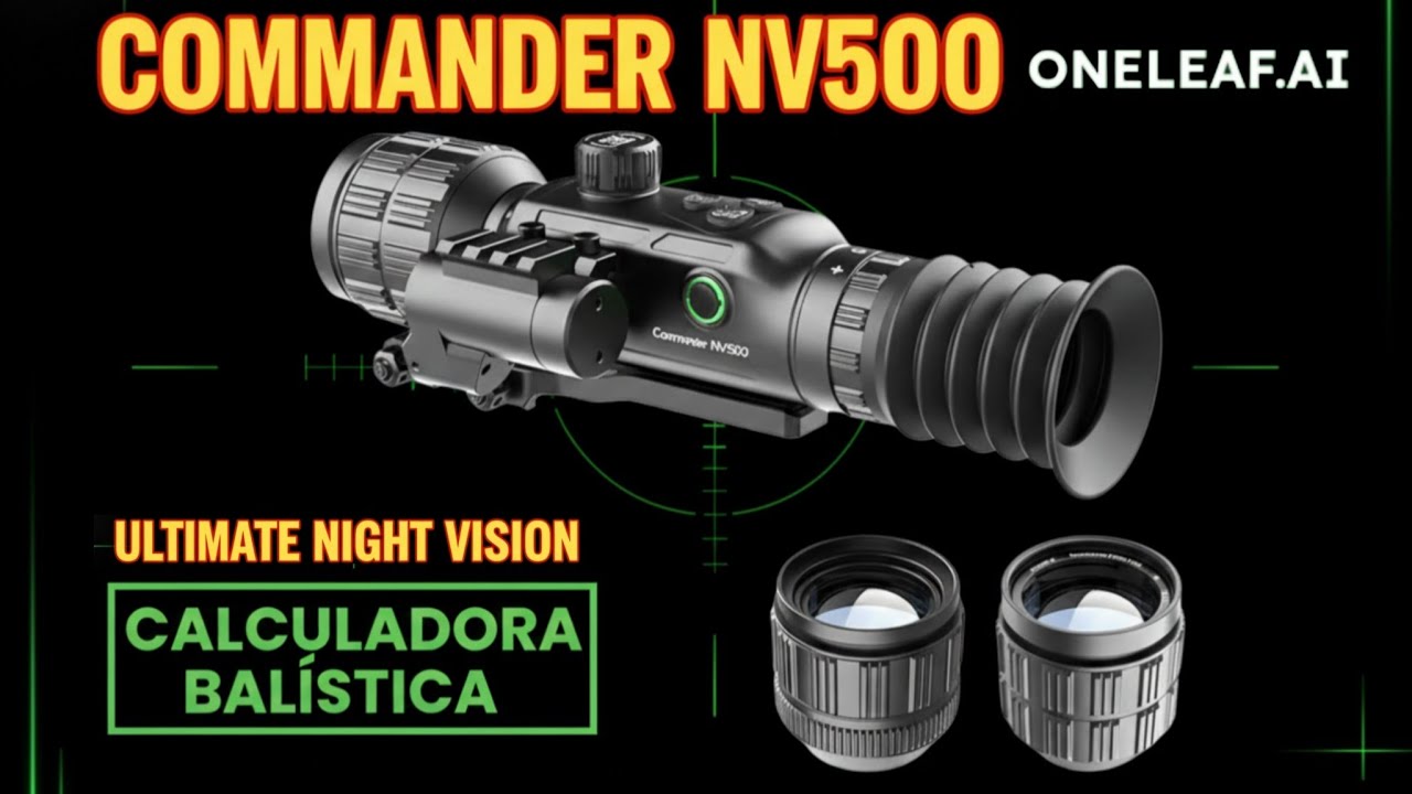 ONELEAF COMMANDER NV500 É A MAIS COMPLETA LUNETA DIGITAL VISÃO NOTURNA & DIURNA🔥 @oneleaf_ai 