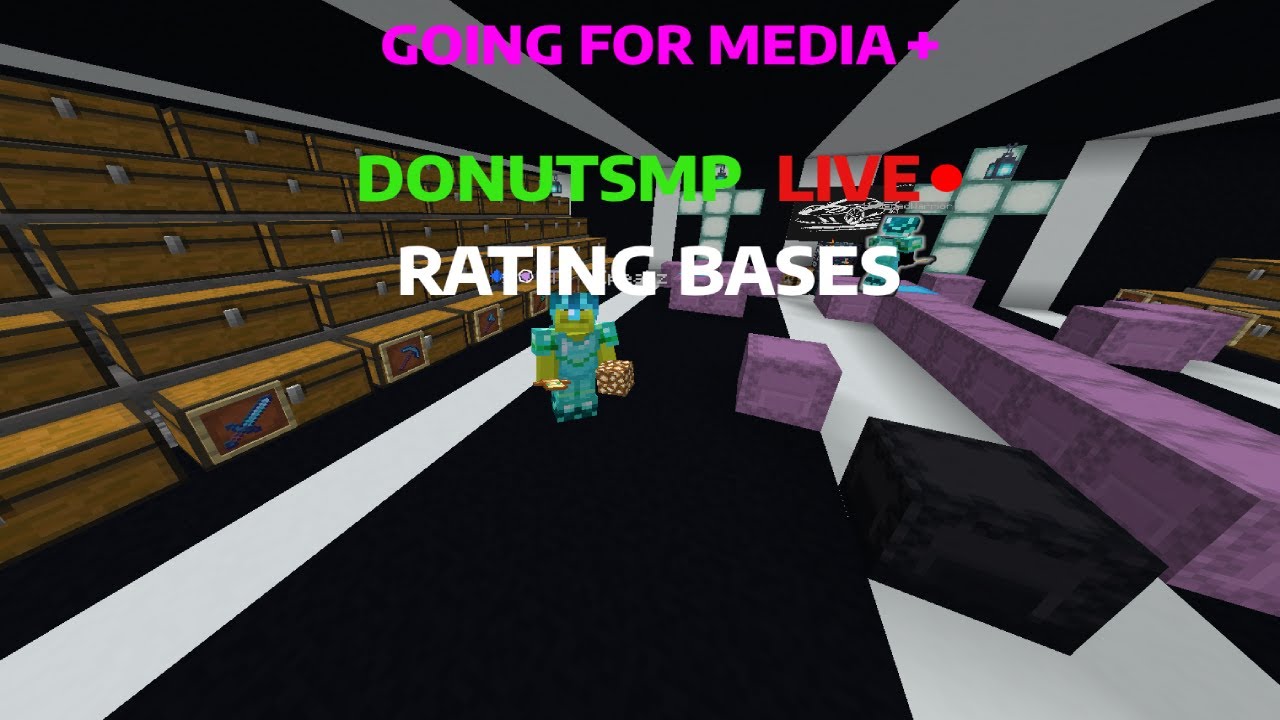 🔴DONUTSMP LIVE| RATING BASES| GIVEAWAY 🔴
