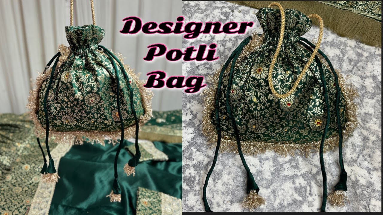 Potli Bag Making at Home | Easy Cutting & Stitching Tutorial ||