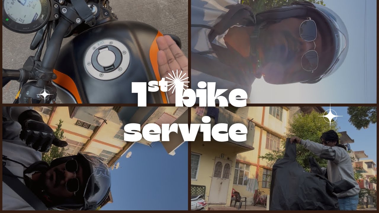 First Vlog! Took my bike for its first service 