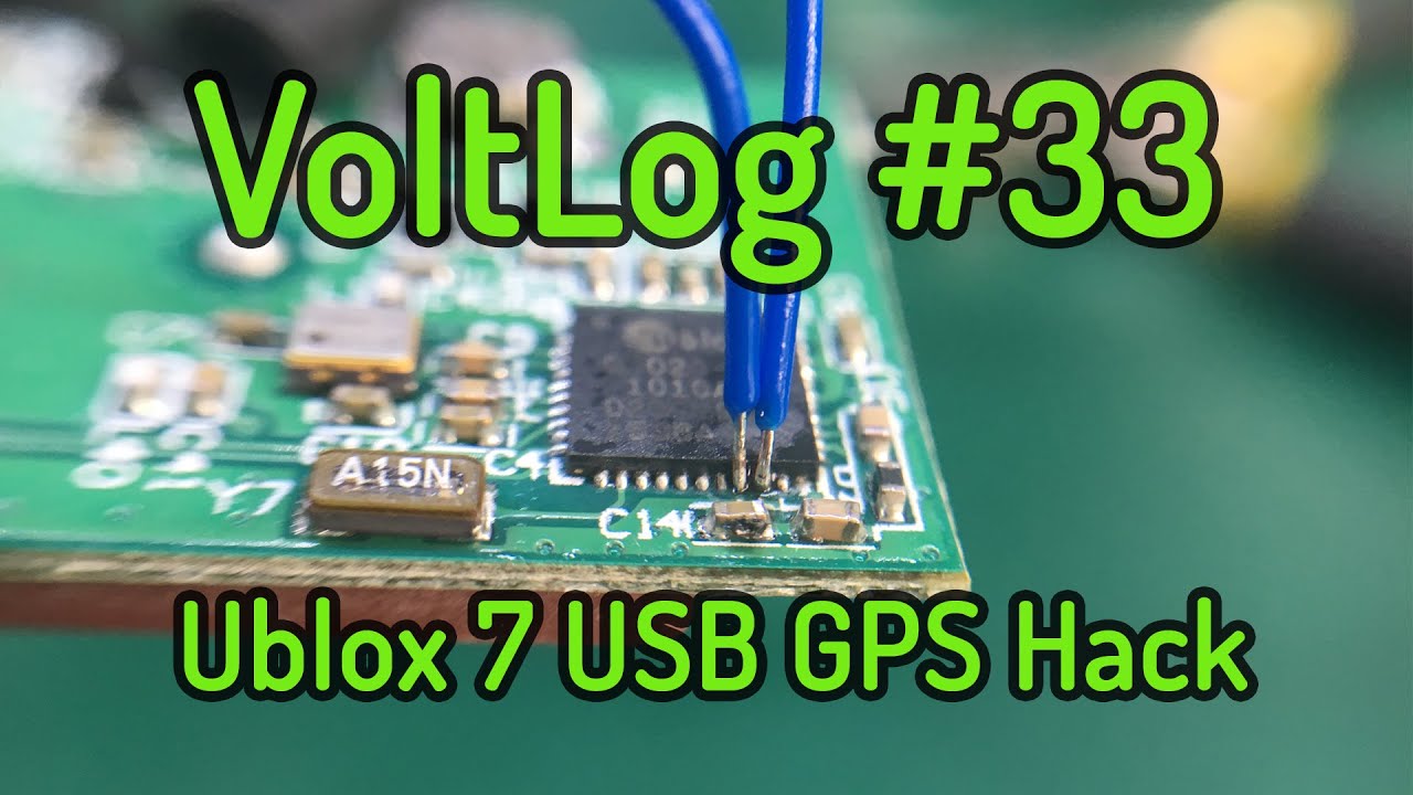 Voltlog #33 - Ublox 7 GPS USB to UART Conversion Hack
