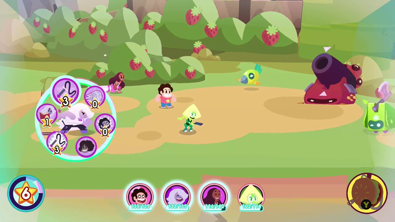 Steven Universe Save The Light 100% Playthough Strawberry Battlefield 
