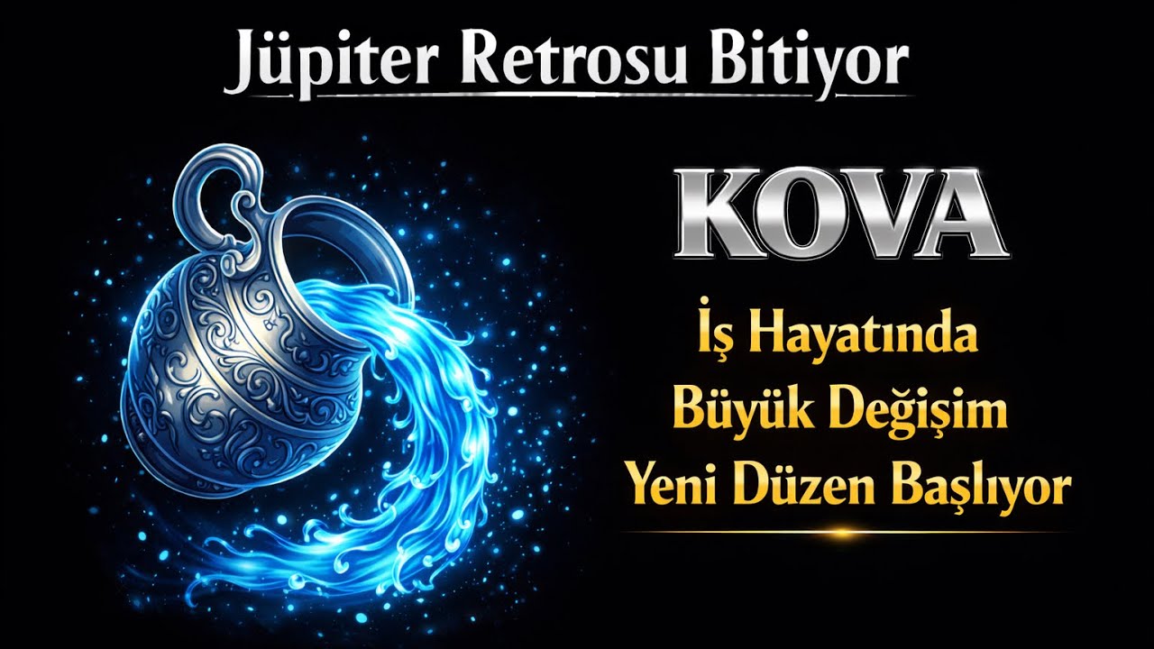 Kova Burcu - Yükselen Kova - Jüpiter Retrosu Bitiyor