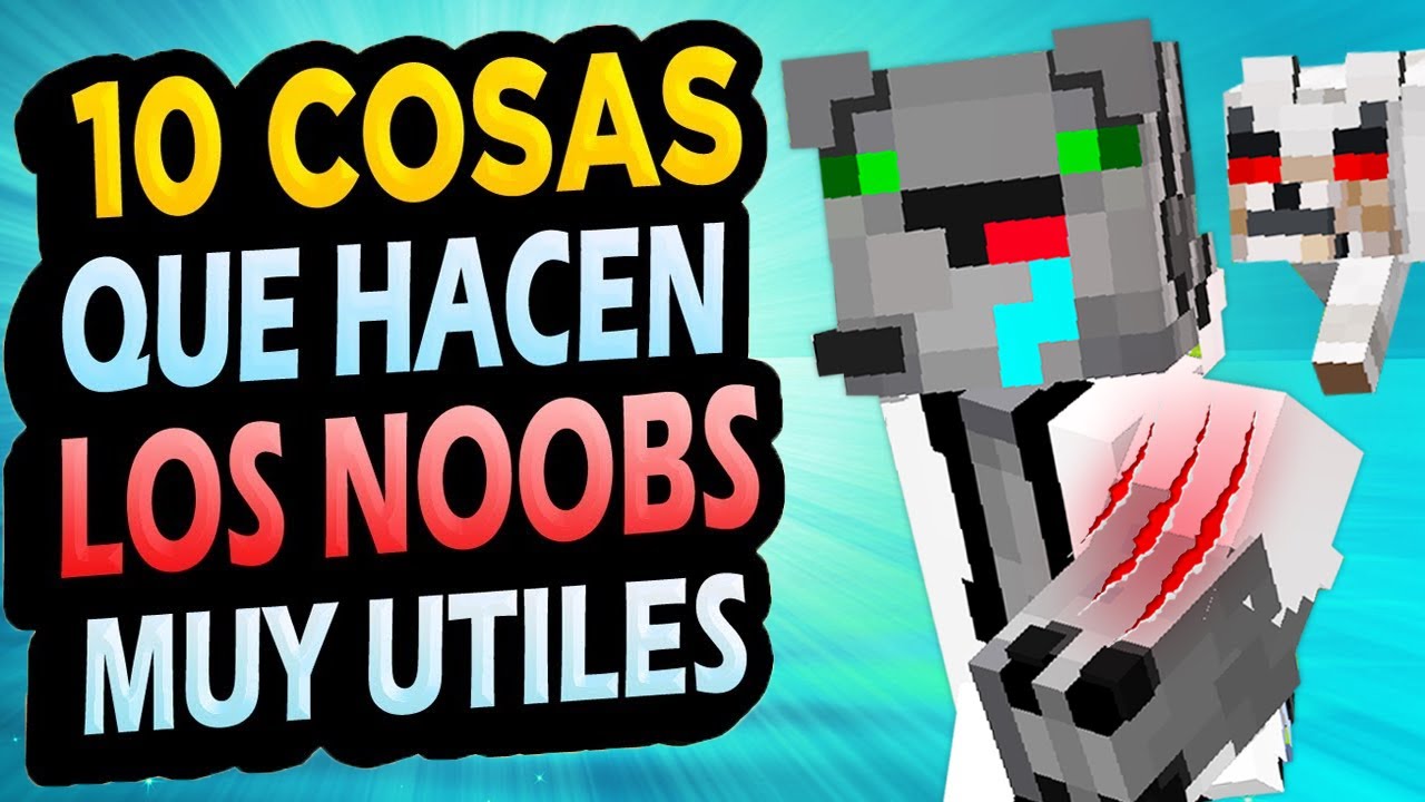 ✅ 10 Cosas de Noobs &Uacute;TILES en Minecraft!! #5