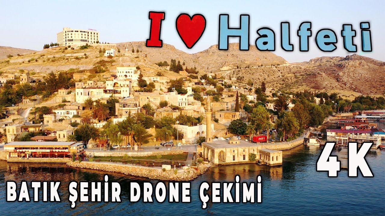 Güneydoğu’nun Saklı Cenneti Şanlıurfa Halfeti Drone Çekimi 4K / Batık Şehir Halfeti -DJI Mavic 2 Pro