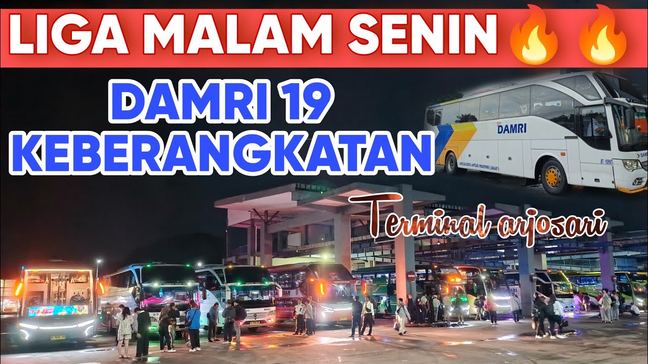 LANGSUNG SEZZZZ‼️LIGA MALAM SENIN SERU PUOLL DAMRI SAMPAI 19 KEBERANGKATAN