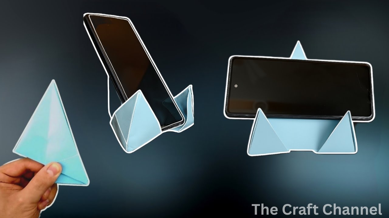 How to Make a Paper Mobile Stand | DIY Phone Holder | That Actually Works!