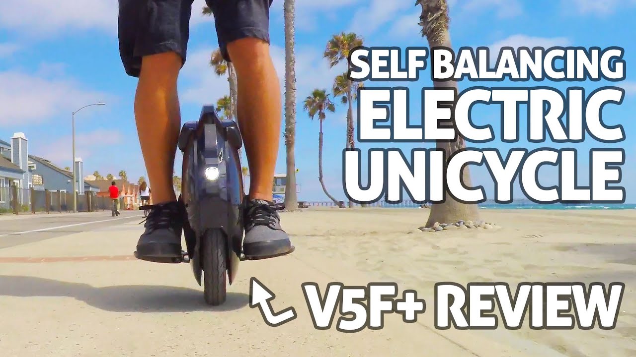 V5F+ Electric Unicycle! REVIEW - Self Balancing 'One Wheel Hoverboard'