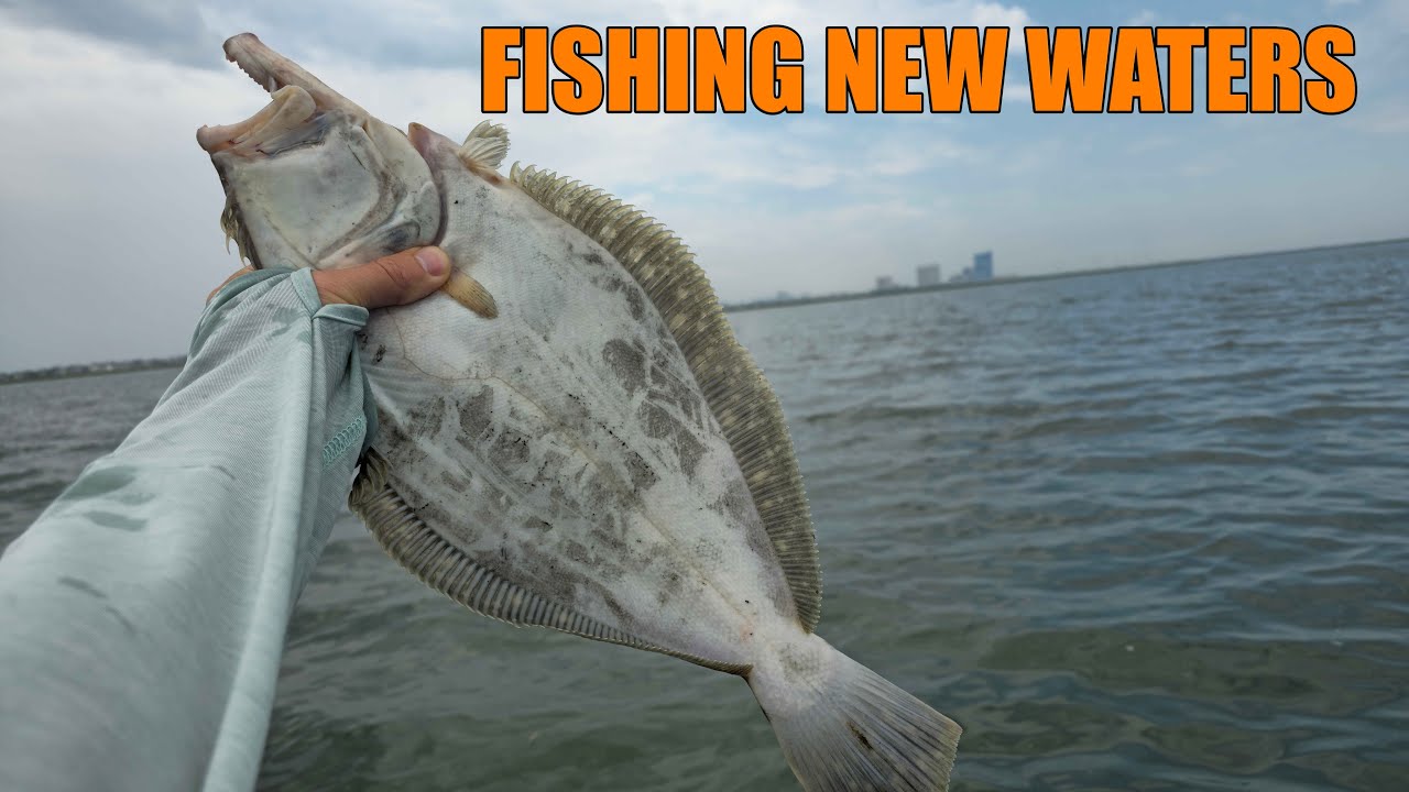 Kayak Fishing Brigantine Back Bay for Summer Flounder