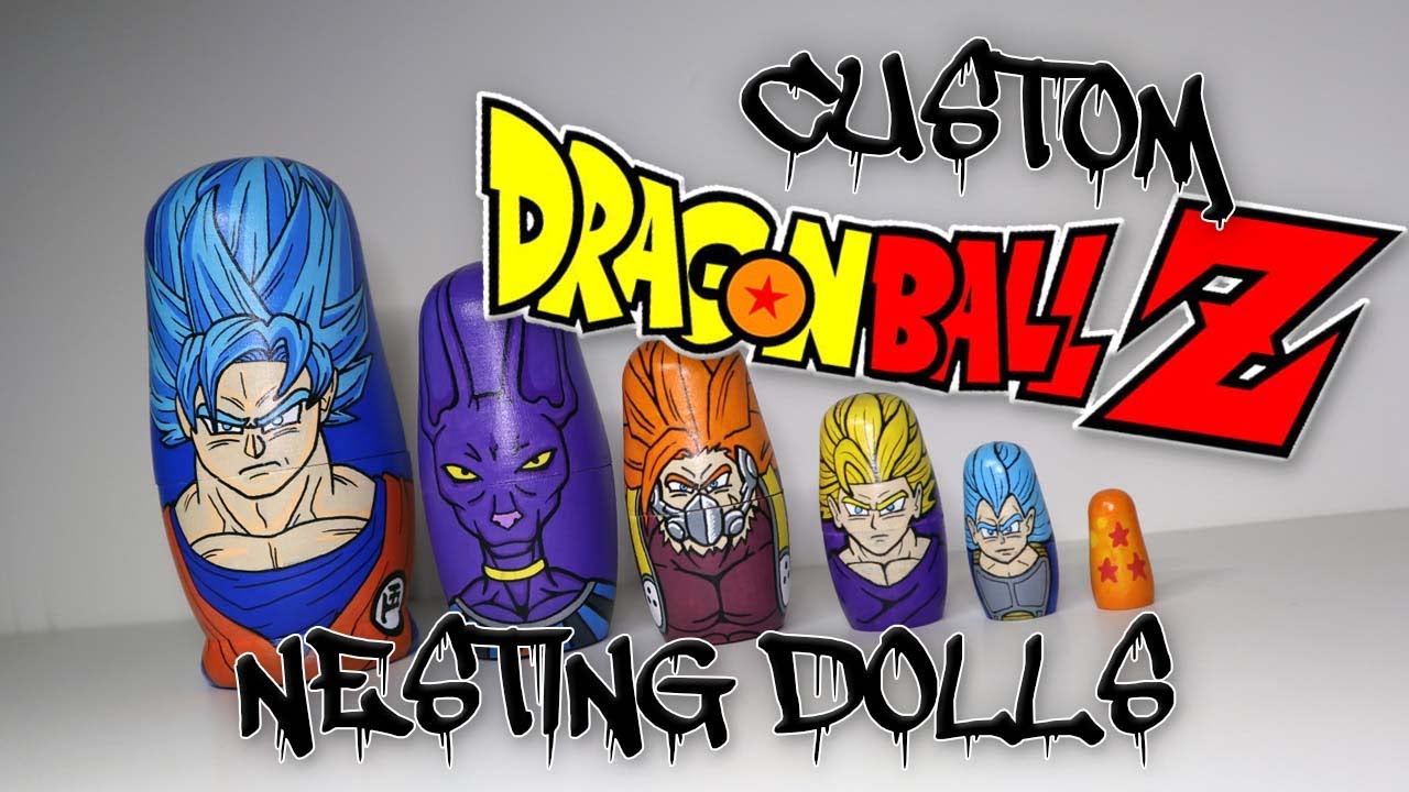 How to make CUSTOM NESTING DOLLS in the style of DRAGON BALL Z!