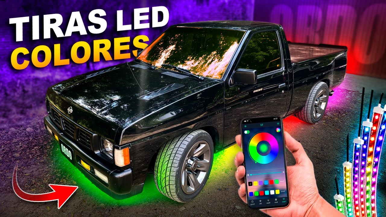 Instalar LUCES LED DEBAJO del AUTO | TIRAS UNDERGLOW en PICKUP D21 TURBO | OrdoTunes