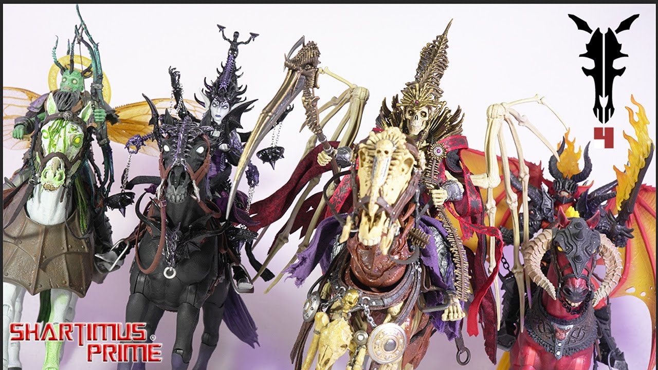 Mythic Legions Necronominus The Dark Four of Four Horsemen Studios DEATH Deluxe Action Figure Review