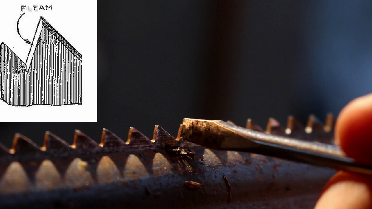 How to Sharpen a Ripping Saw/Saw Restoration Part 2