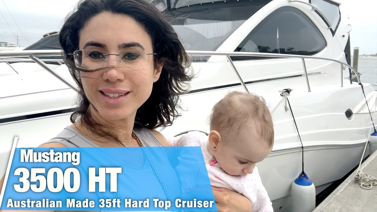 Mustang 3500 Hard Top - AUSTRALIAN Made 35ft Cruiser Motor Boat | Yacht Tour REVIEW