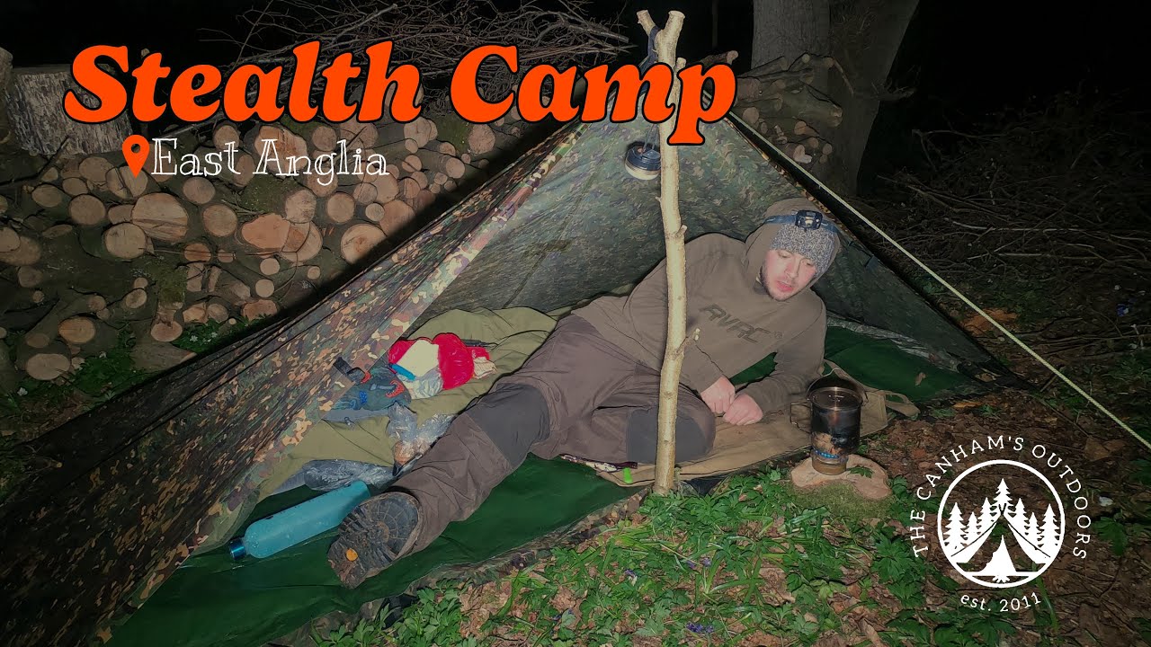 STEALTH CAMP IN MY FAVOURITE WOODLAND