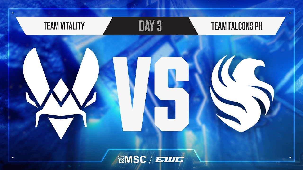 Team Vitality vs Team Falcons PH | Day 3 | Group Stage | MSC at EWC 26