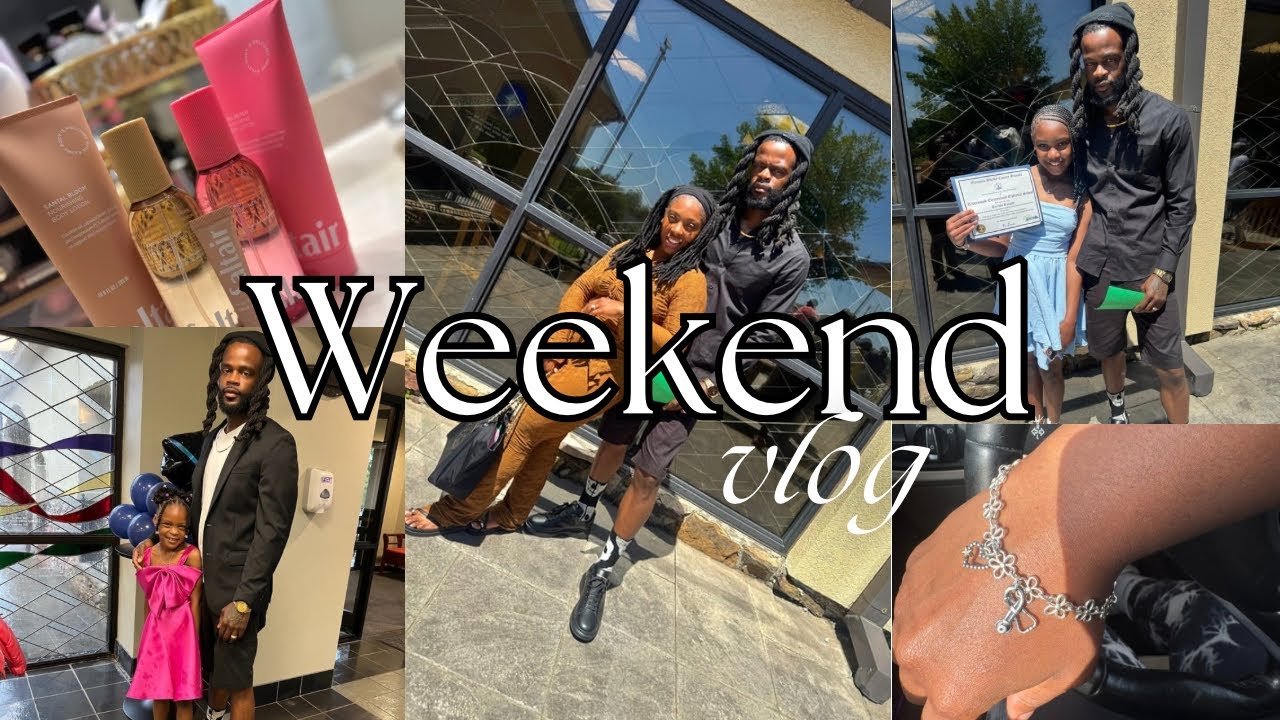 🎥 Weekend Vlog with the Russell Family | Graduation | Out to eat |  Movies | Shopping and more