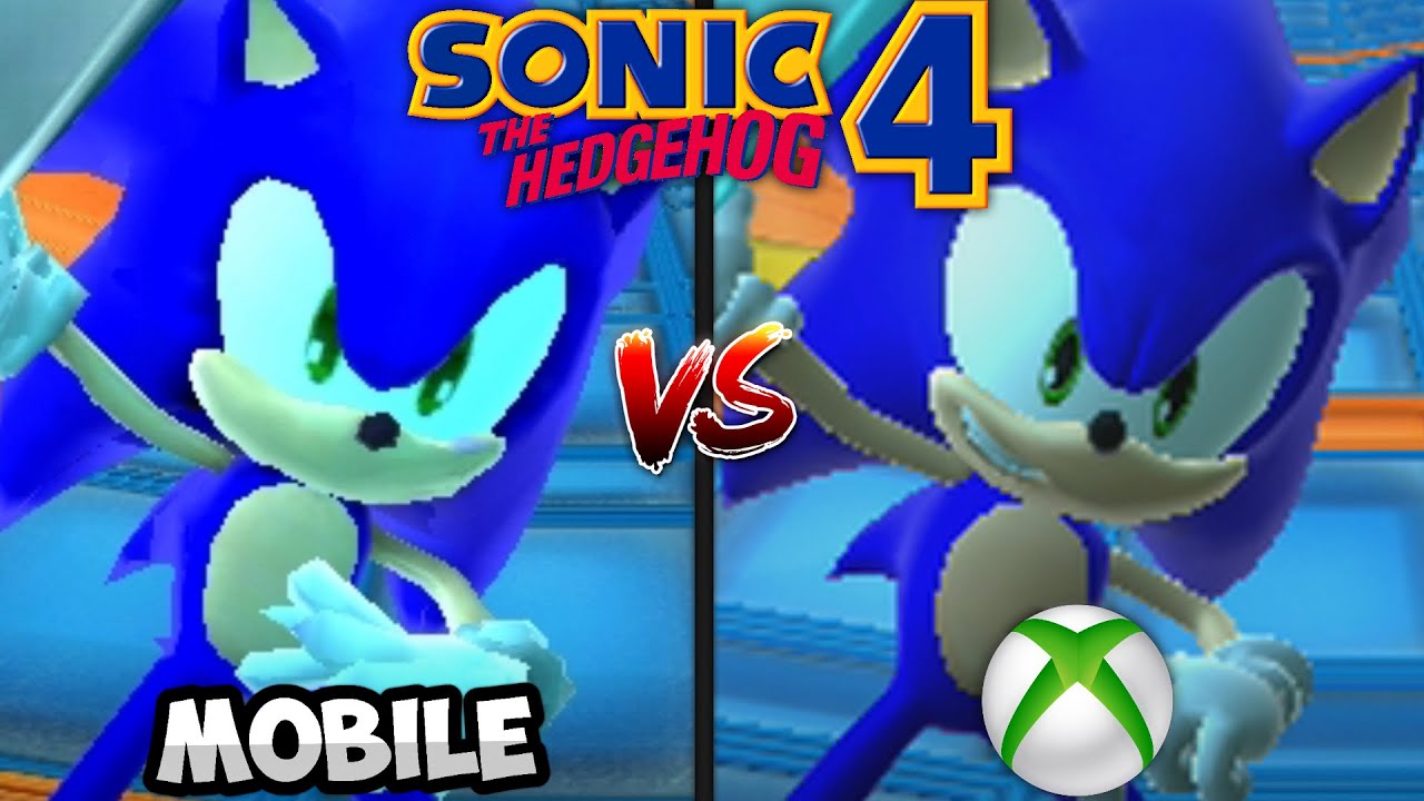 Graphic Comparison: Mobile vs. Xbox One - Sonic 4 Episode II